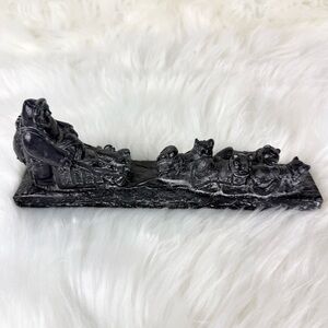 The Wolf Sculptures A Wolf Original Soapstone Dogsled Sculpture